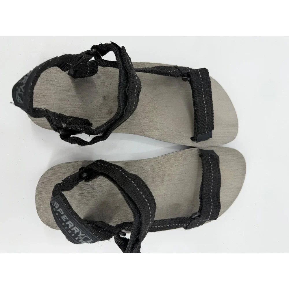 Sperry Top-Sider Mens Strappy Sport Sandals Gray Black Blue 0776070 Size 11